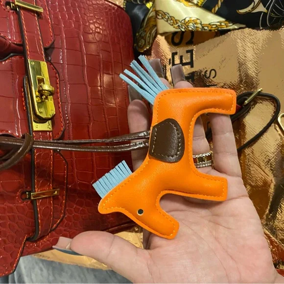 Fashion Chic Red Wine Crocodile Leather Birkin 20 Handbag - Picture 12 of 15